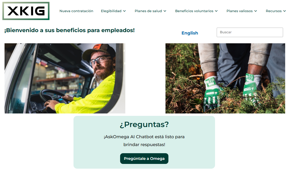 XKIG benefits website span